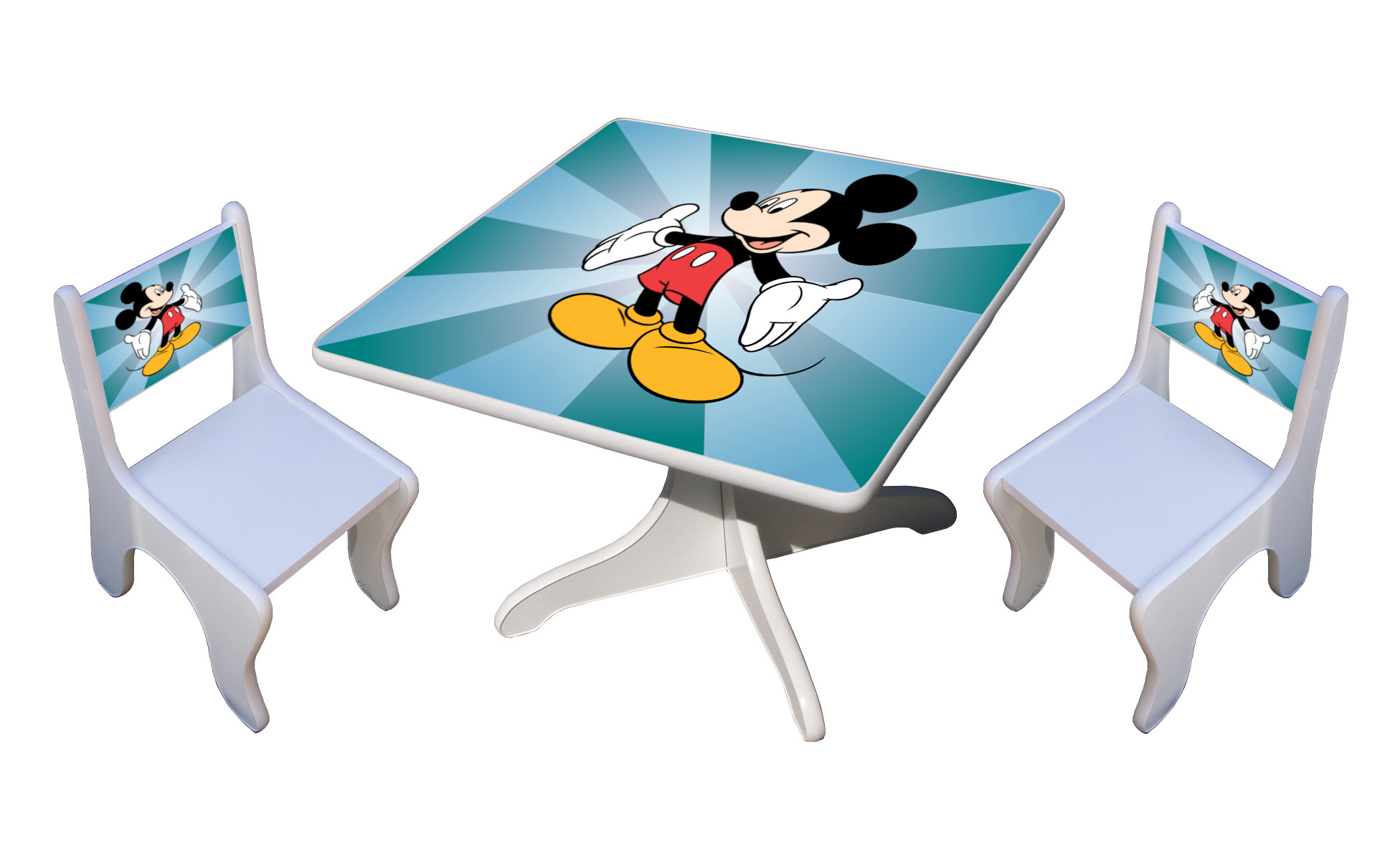 Becks stolk + 2x stolika Mickey
